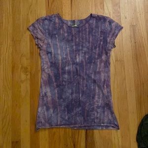 Purple tie dye women’s T-shirt size medium